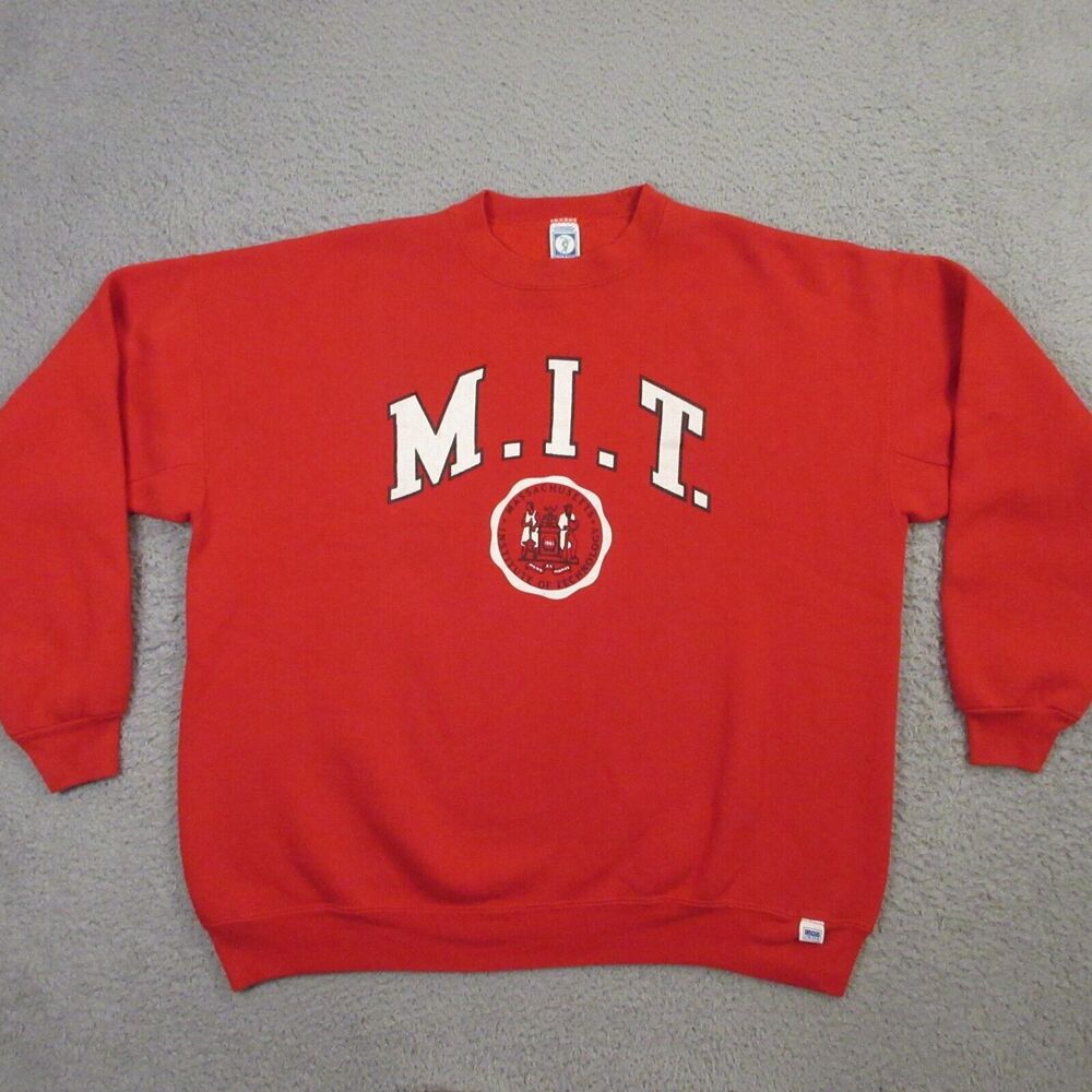 Vintage M.I.T. Sweatshirt size XL Discus Athletic Tultex Made‎ in USA College